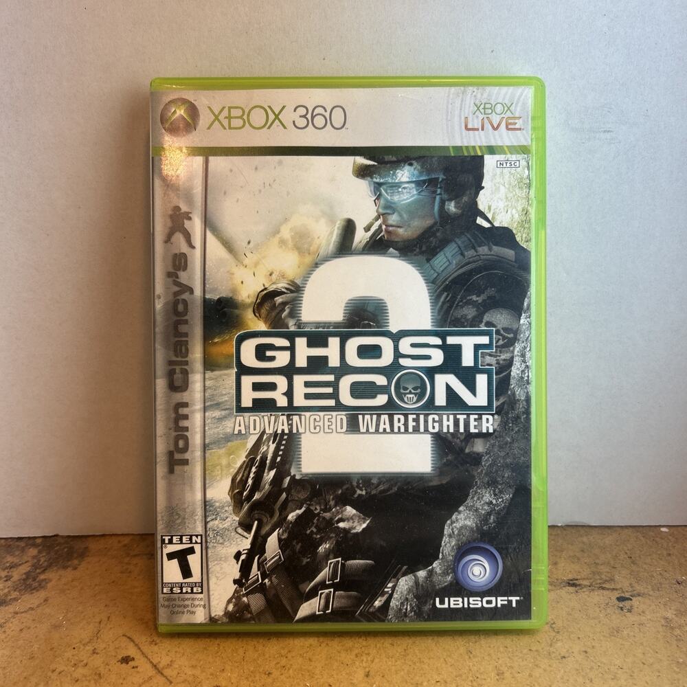 Tom Clancy's Ghost Recon: Advanced Warfighter 2 (Microsoft Xbox 360, 2007)
